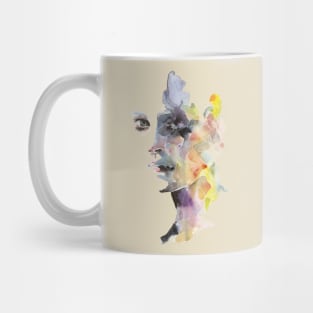 Watercolor painting Portrait Mug